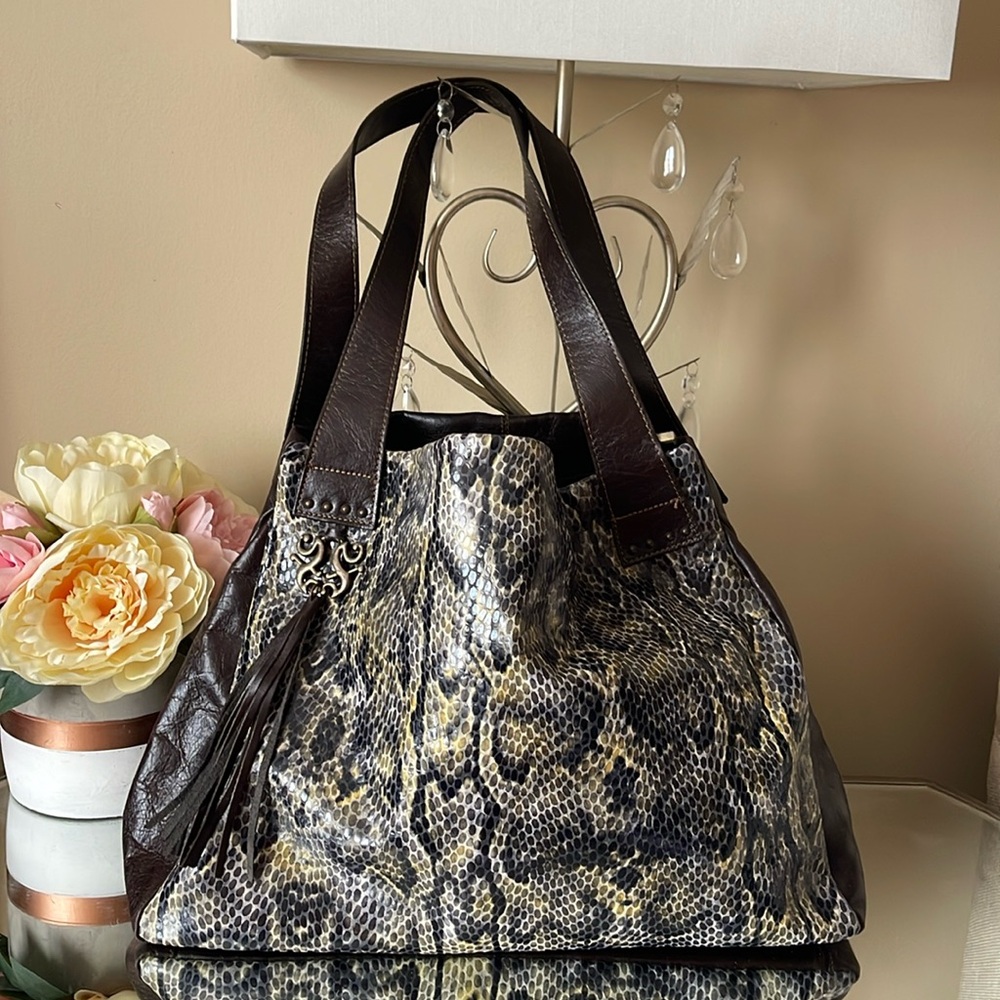 Authentic FERCHI Leather Shoulder Bag